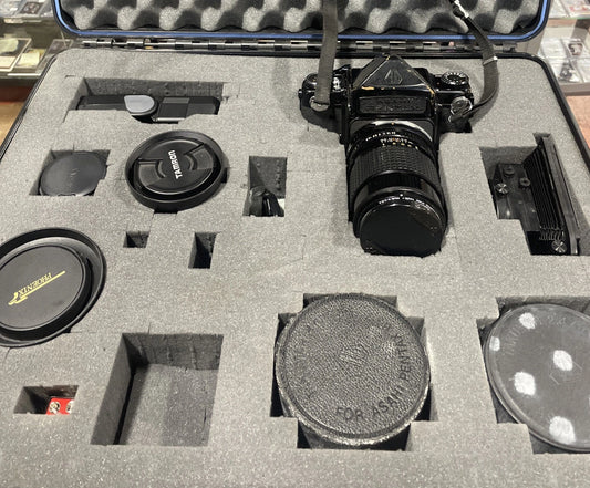 Asahi Pentax 6X7 Camera + 6 Lenses & Accessories Rare Vintage With Pelican Case