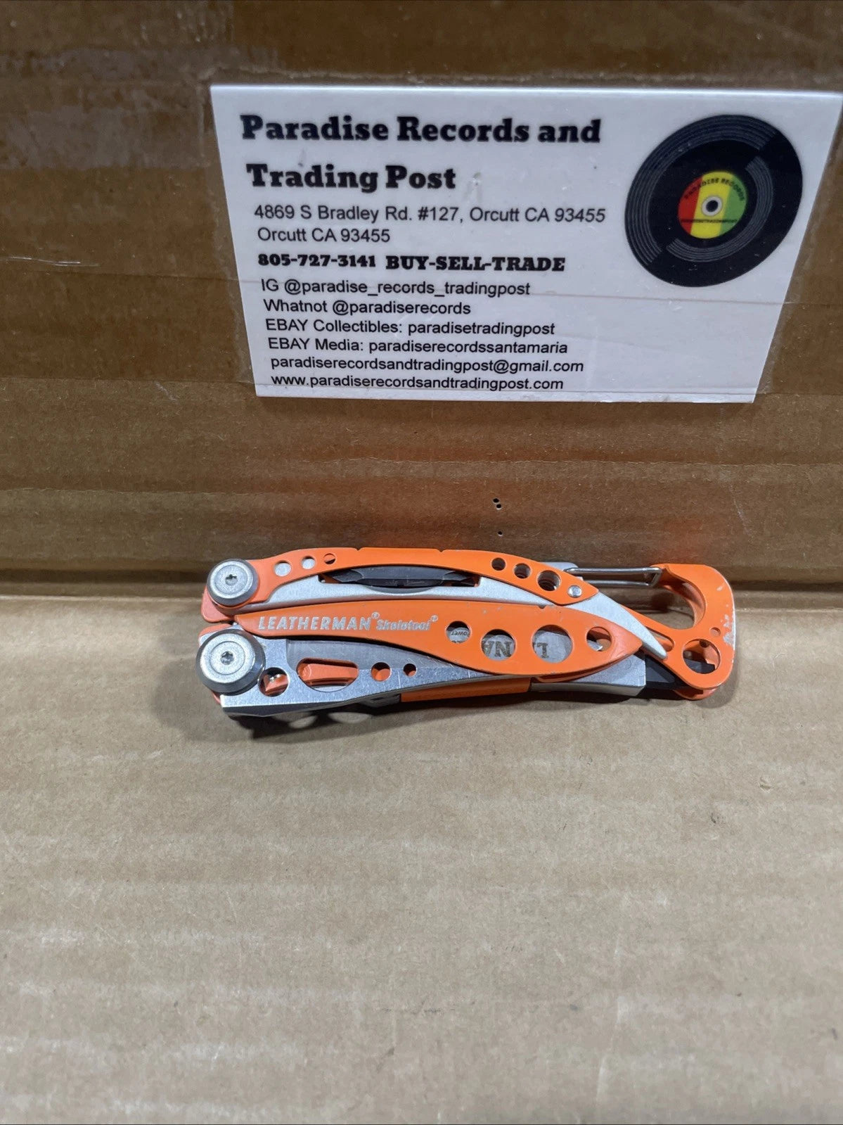 AUTHENTIC LEATHERMAN SKELETOOL RX RESCUE ORANGE