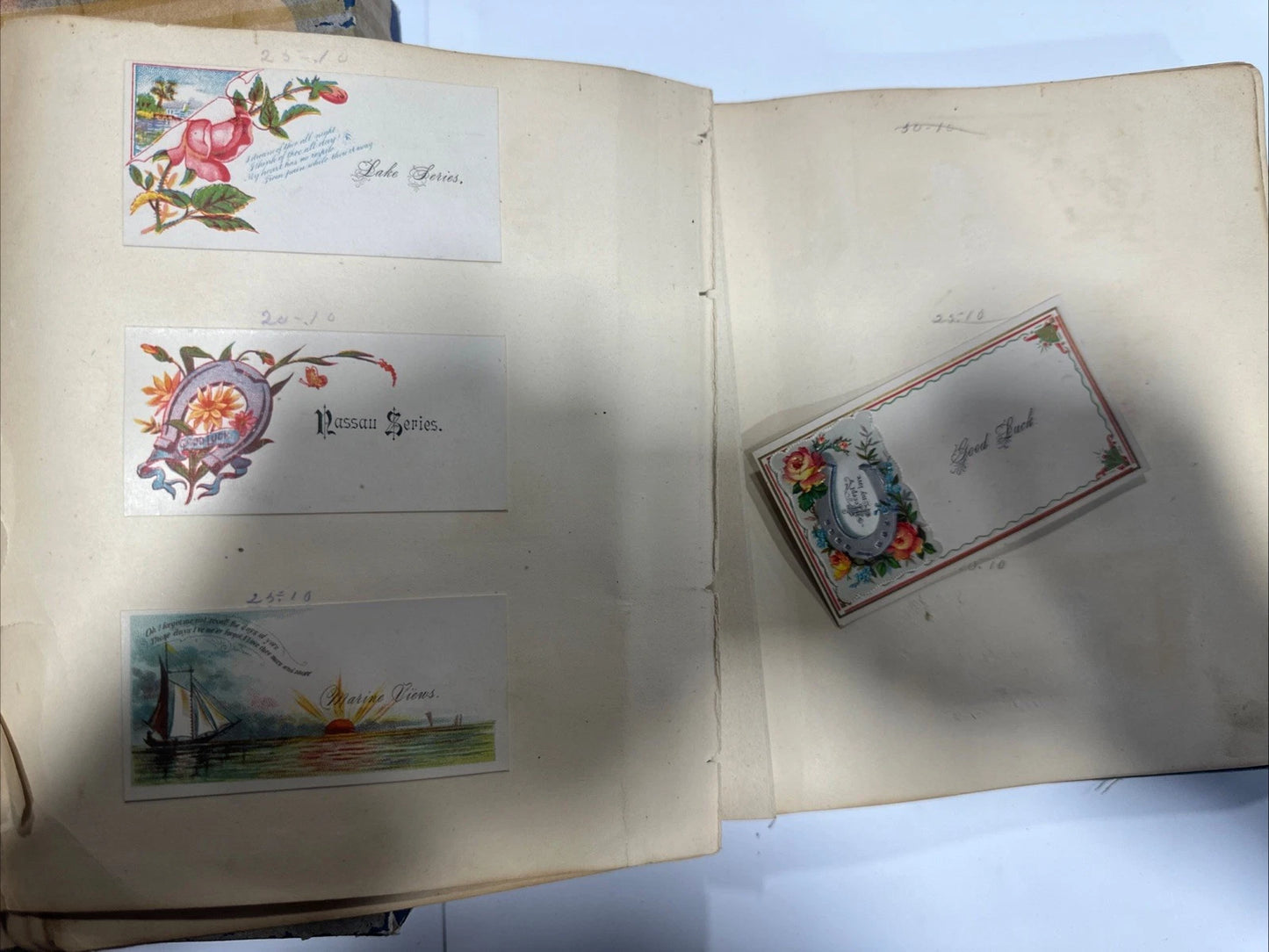 1885 Vintage Victorian Era Sticker Book Collection