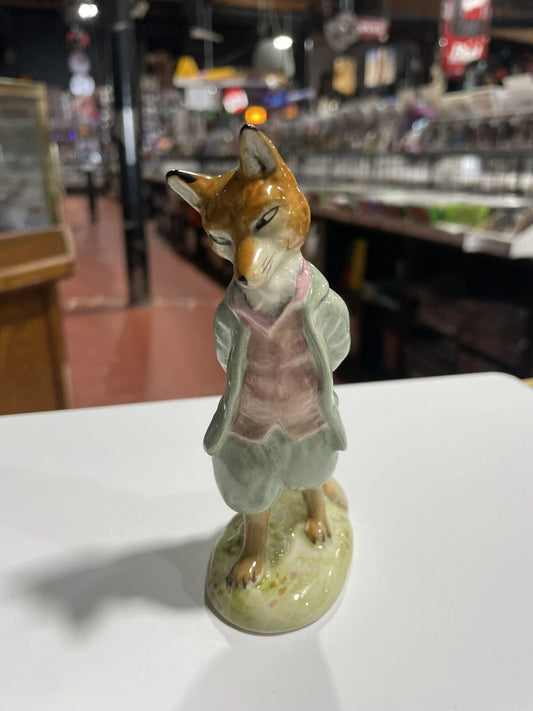 Vintage Beatrix Potter "FOXY WHISKERED GENTLEMAN" Beswick, England, 1954