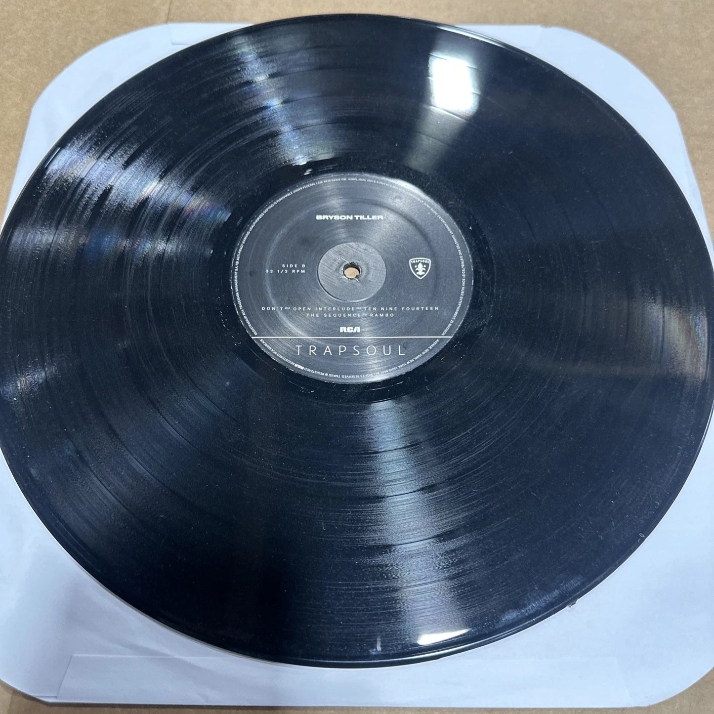 Bryson Tiller Trapsoul Vinyl 2xLP US 2021 Reissue Pressing VG+/VG+ Trap HipHop