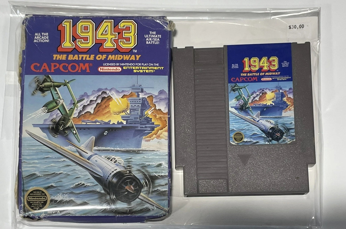 NINTENDO NES - 1943: THE BATTLE OF MIDWAY Game