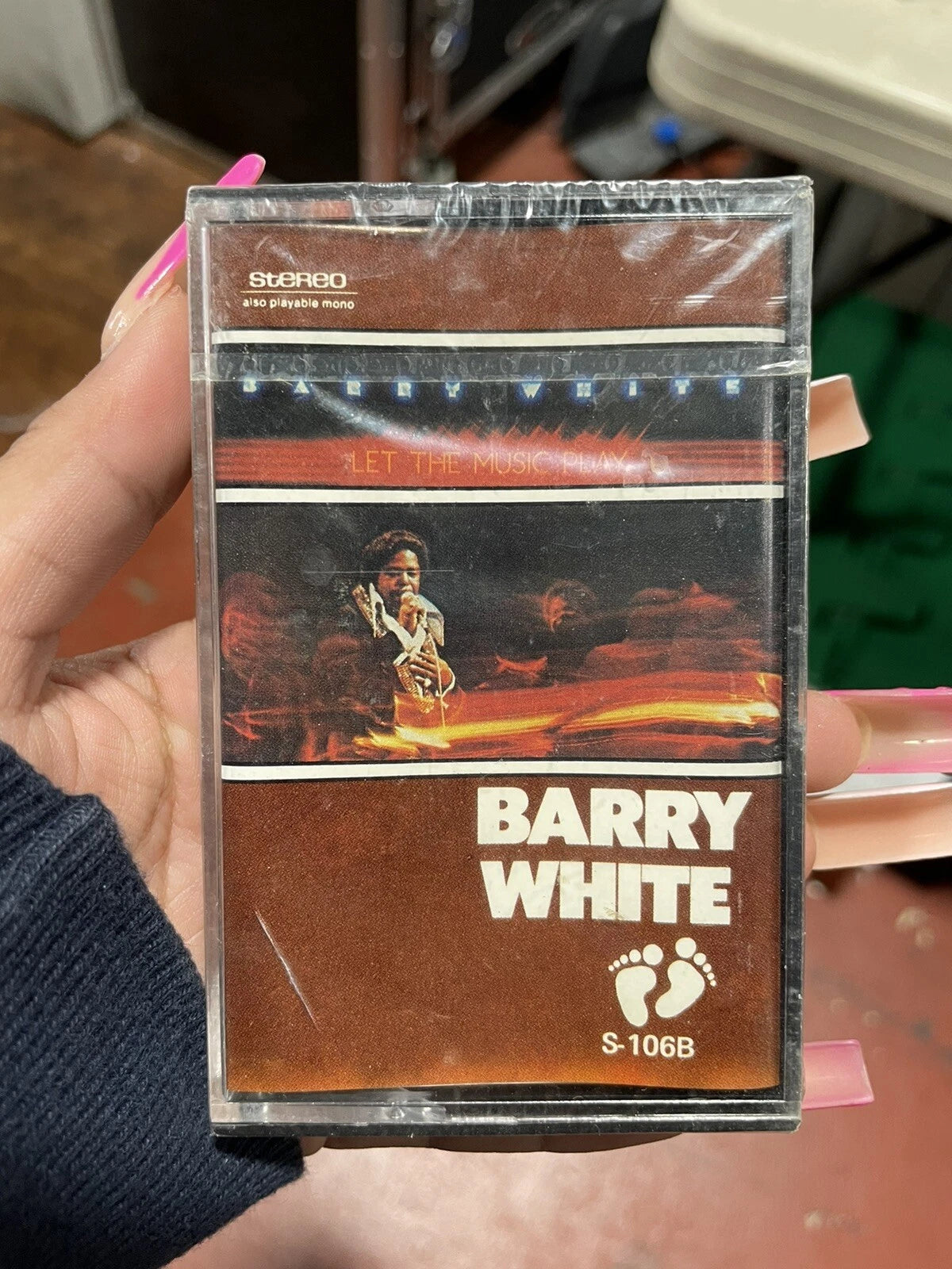 Barry White, Let the Music Play new sealed s-106b cassette