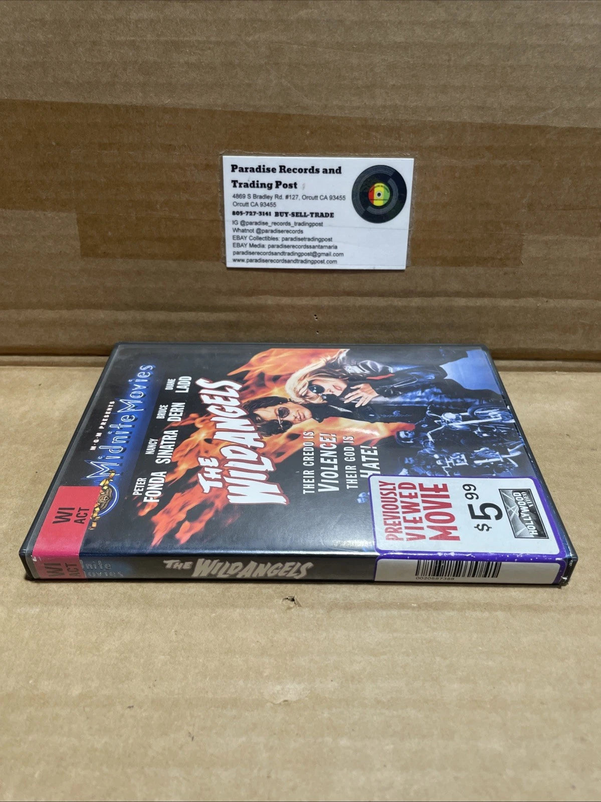 The Wild Angels DVD 1966 Roger Corman Peter Fonda Nancy Sinatra