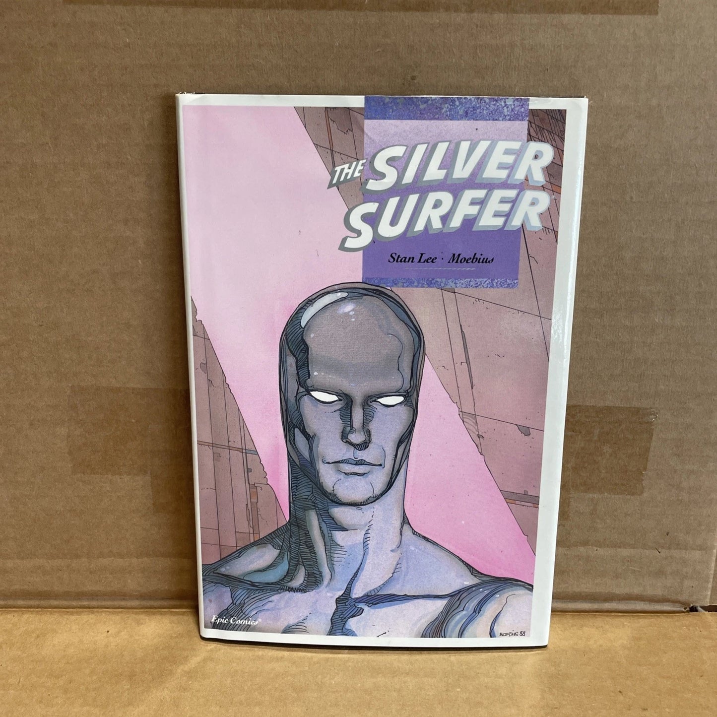 1988 The Silver Surfer Parable Epic Comics by Stan Lee Moebius Hardcover