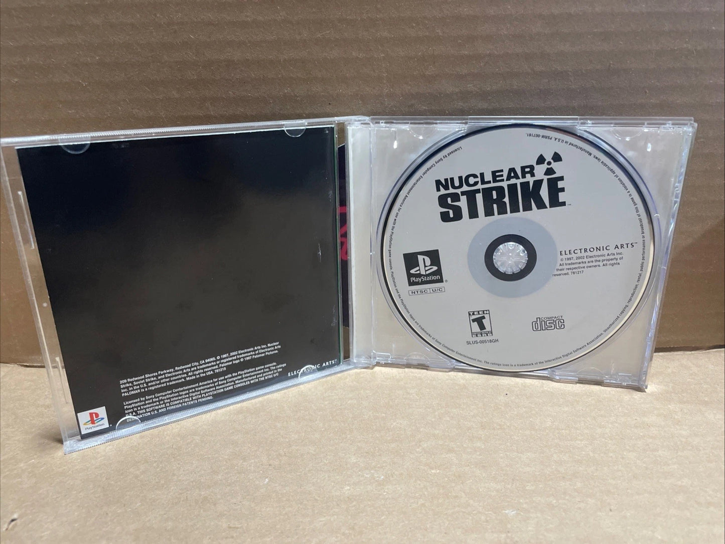 Vintage 1997 PlayStation 1 (PS1) Video Game Nuclear Strike