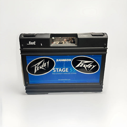 Samson Stage 55 Professional sr55 VHF TRUE DIVERSITY RECIEVER Transmitter Case