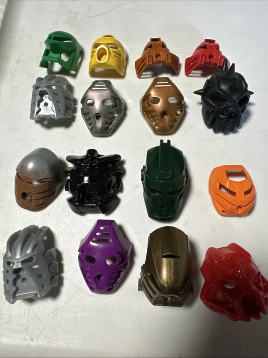 Huge Lego Bionicle Mask Lot