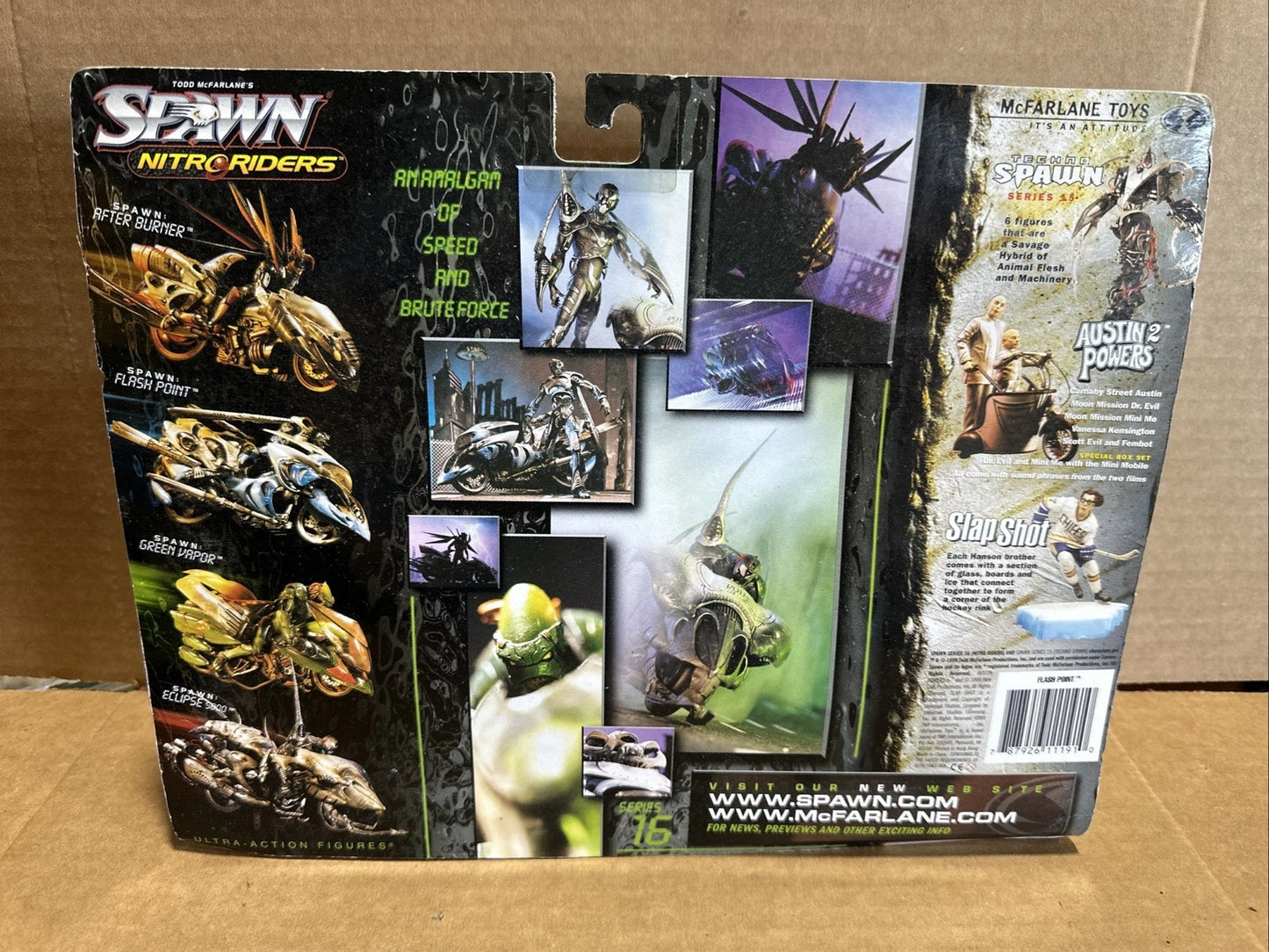 Lot Of 6 McFarlane Spawn Series 16 NITRO RIDERS AFTER BURNER Figures 1999