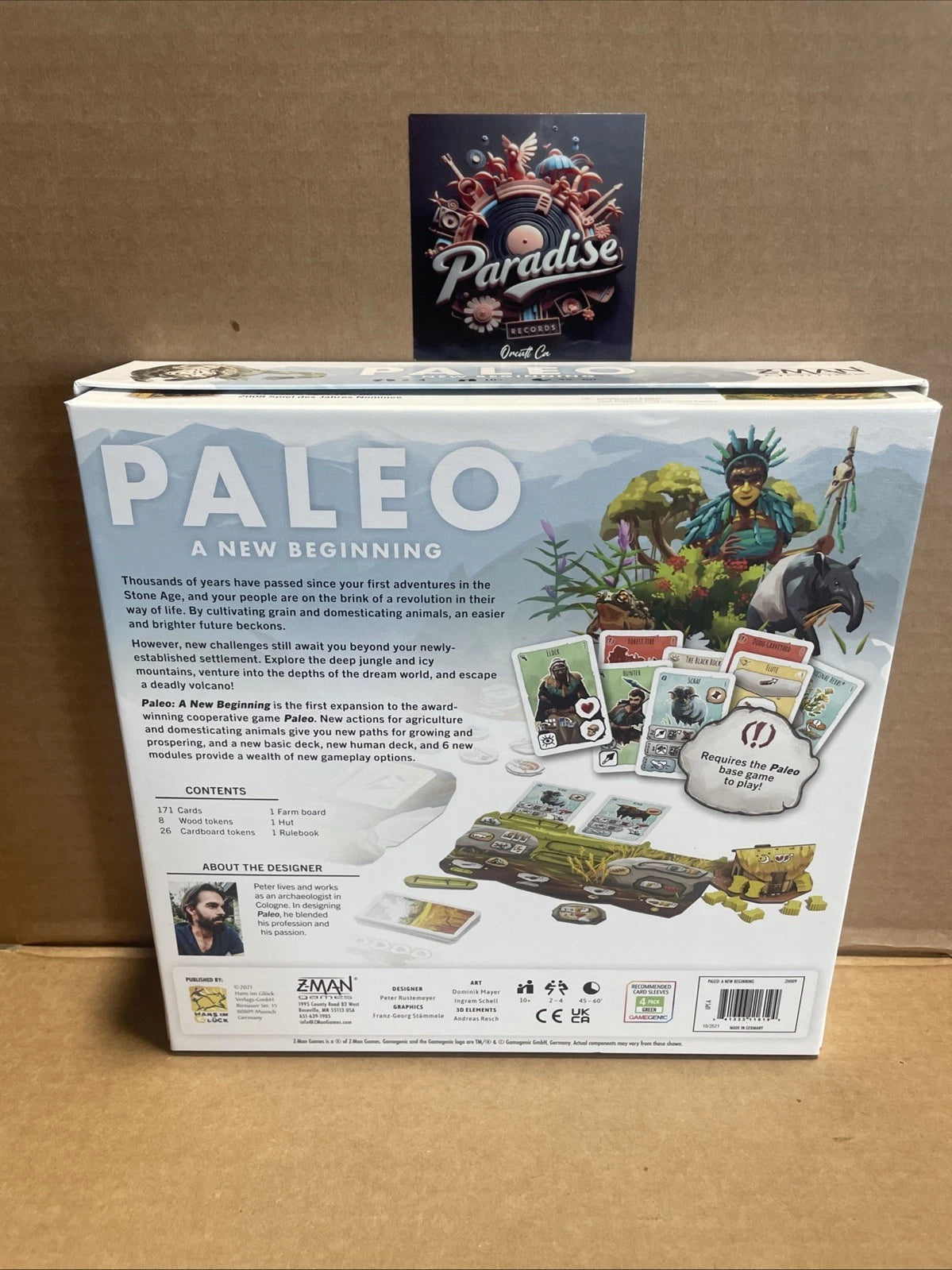 Z-Man Boardgame Paleo A New Beginning Box Expansion Complete