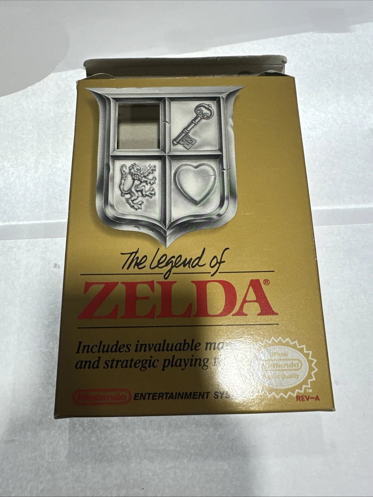 The Legend of Zelda New Nintendo NES Factory Gold Label 1987 SEALED MAP