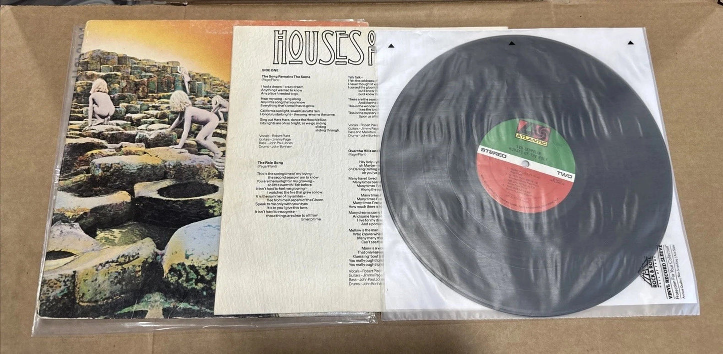 Led Zeppelin: Houses of The Holy (VG 1973 Atlantic US, RL Monarch STERLING LP)