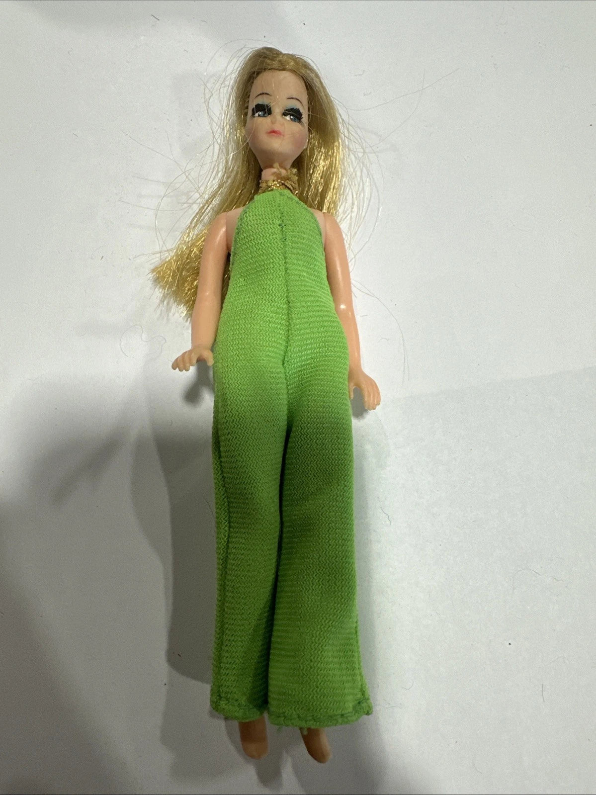 Vintage Topper Dawn Doll H11A Rare Petite Green Jumpsuit