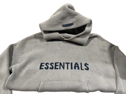 Fear Of God Essentials Knit Pullover Amber Hoodie Men’s Size XXS