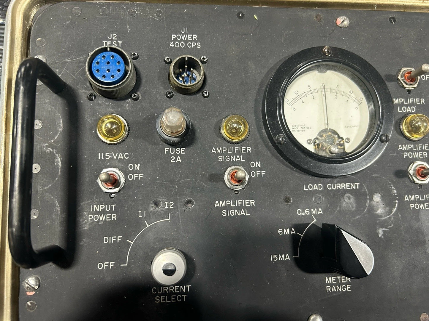 Landing Gear Steering Amplifier Bench Test Set