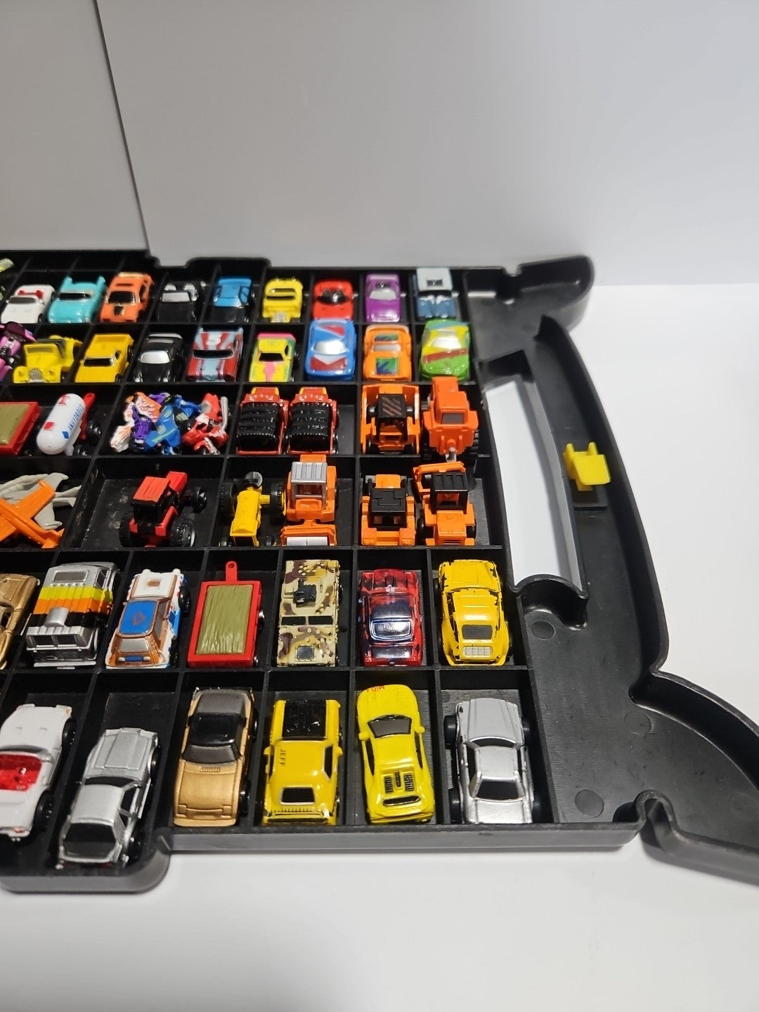 Vintage 1988 Micro Machines Lot Of 64 Vehicles & Airplanes W Case Included