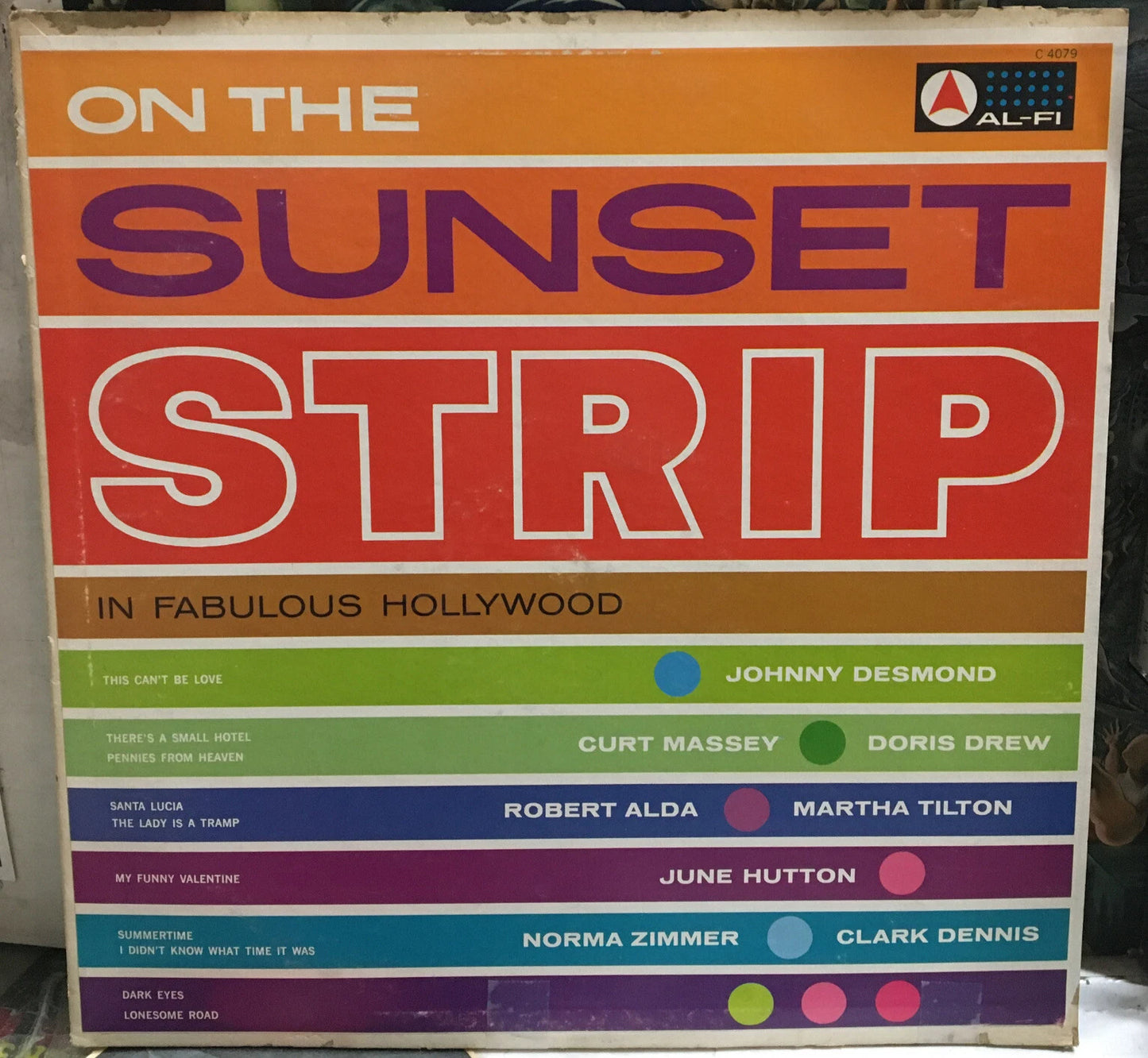 On The Sunset Strip In Fabulous Hollywood Record C4079
