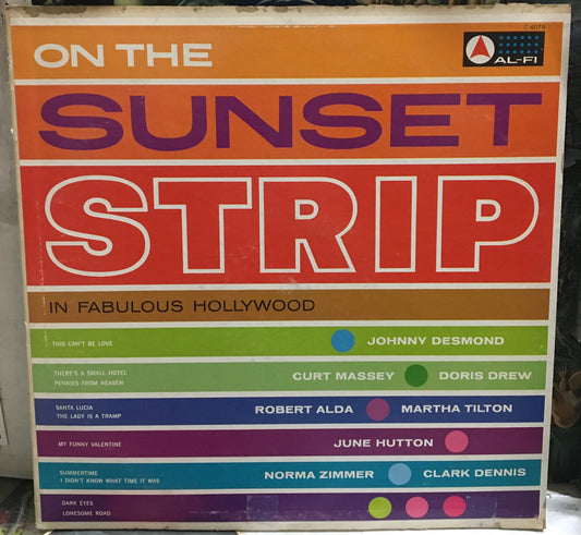 On The Sunset Strip In Fabulous Hollywood Record C4079