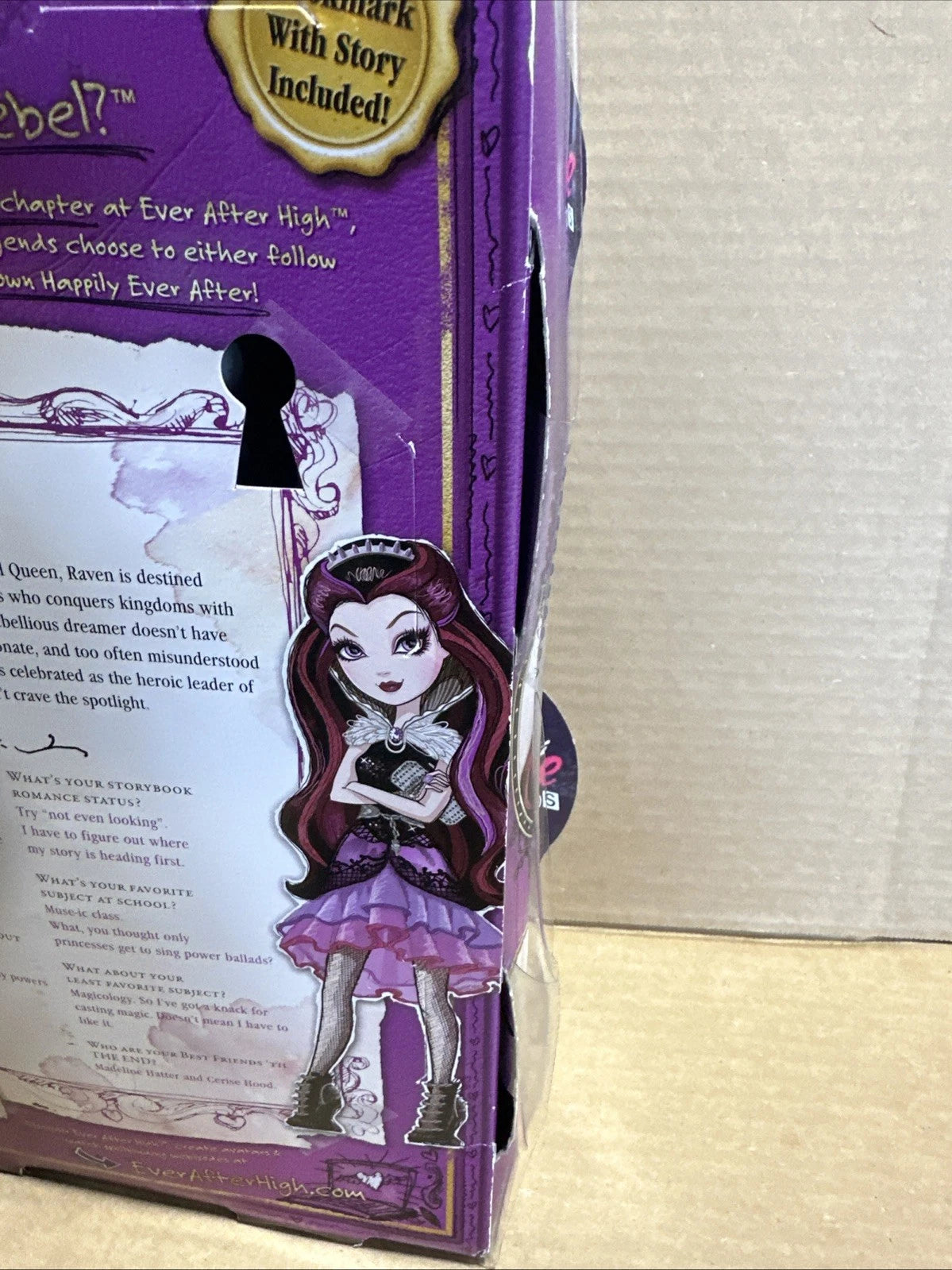 RAVEN QUEEN Ever After High Doll 1st Edition EAH Wave 1 NIB 2013 Mattel READ