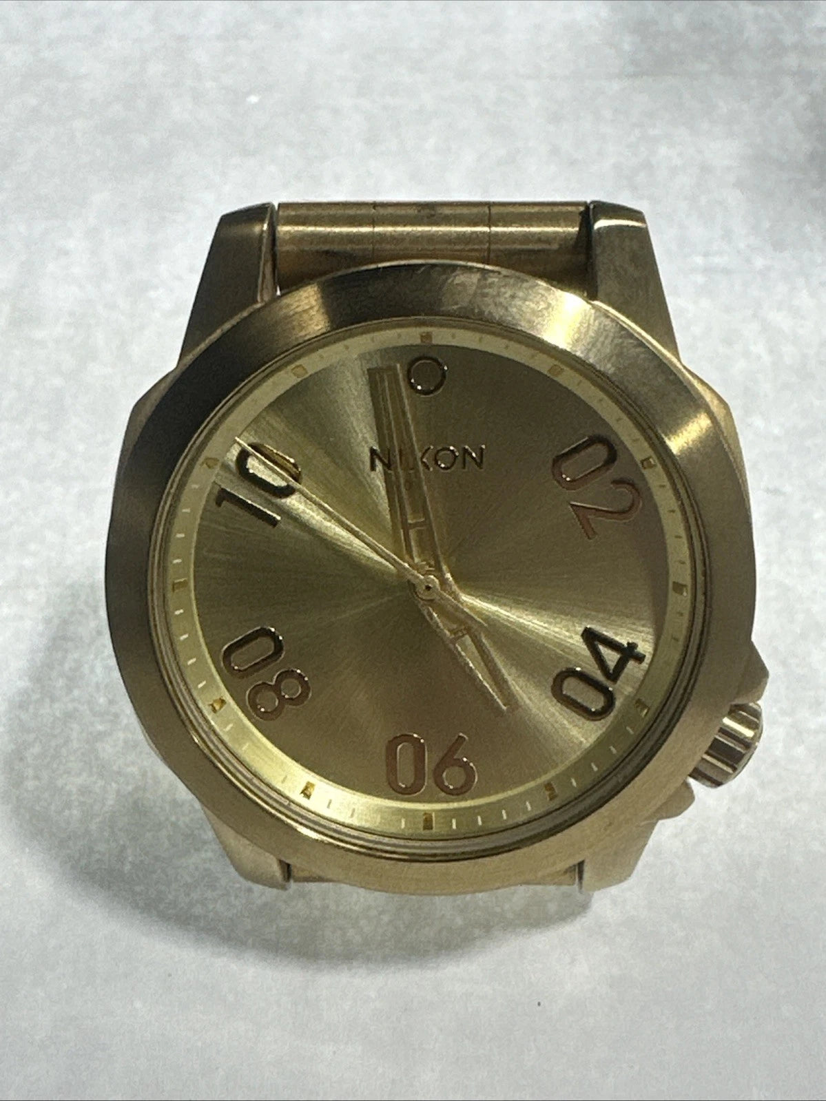 Nixon The Ranger 40 Gold Gunmetal 100M Stainless Steel Quartz Men's Watch