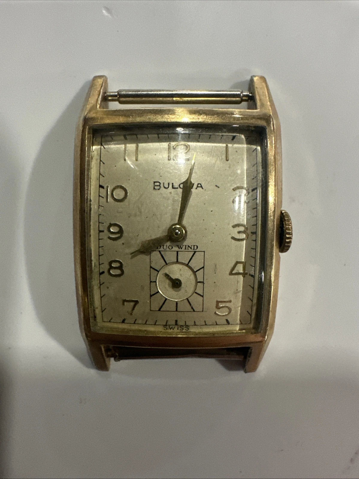 BULOVA 10K ROLLED GOLD PLATE 1948030 Not Working