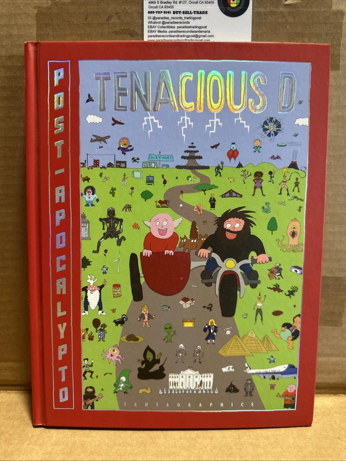 Tenacious D Signed Autograph Post-Apocalypto Book Jack Black Kyle Gass BAS COA