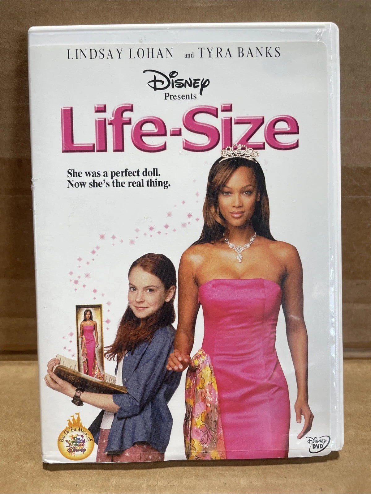 Disney Life-Size DVD 2000 Lindsay Lohan Tyra Banks With Insert