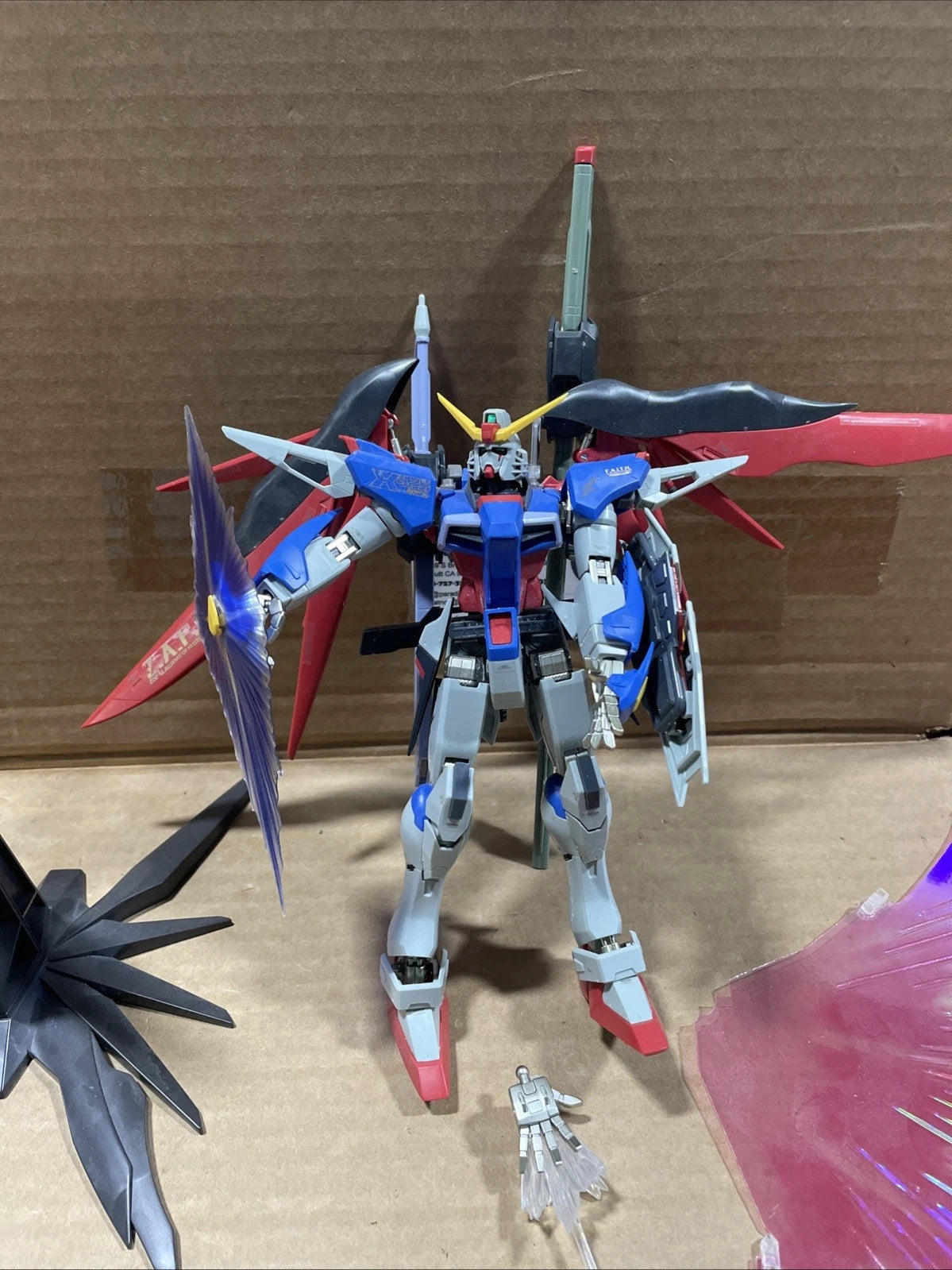 Bandai ZGMF-X42S Destiny Gundam MG 1/100 Scale Kit Pre-Built Incomplete