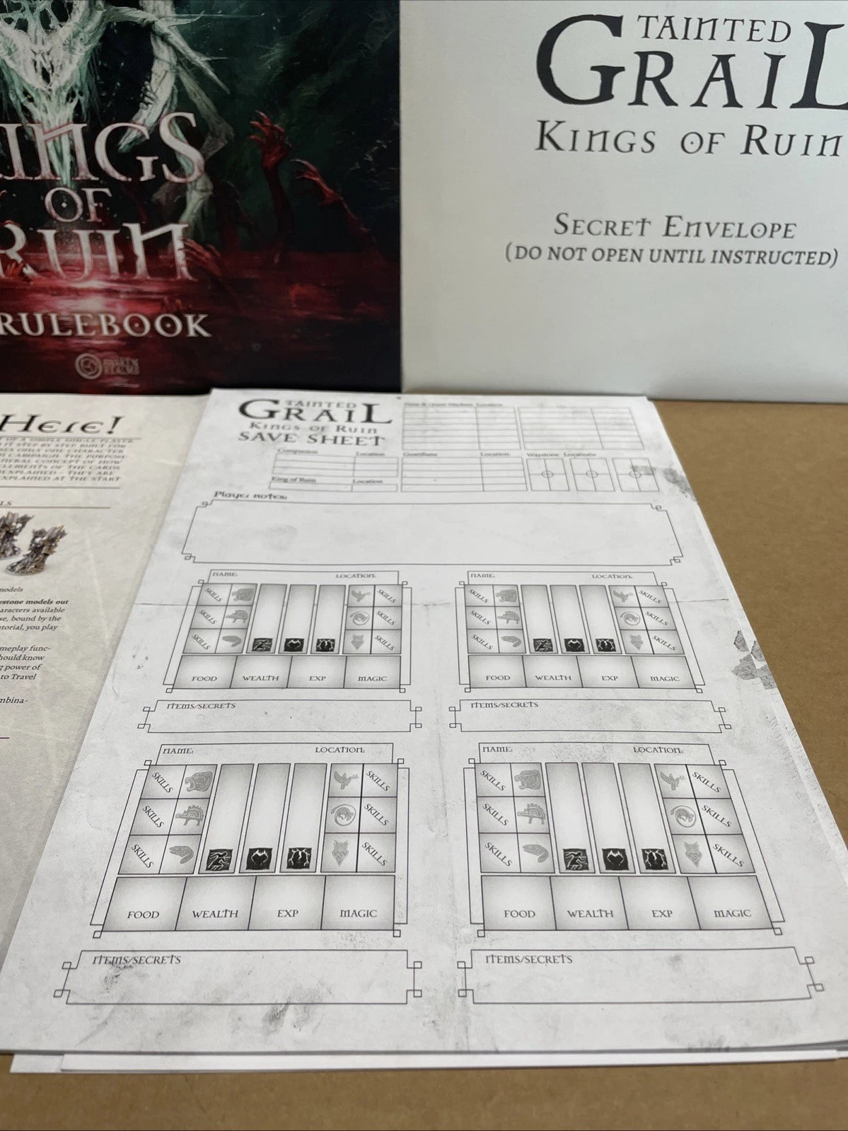 Tainted Grail Kings of Ruin Awaken Realms 2023 Open Box