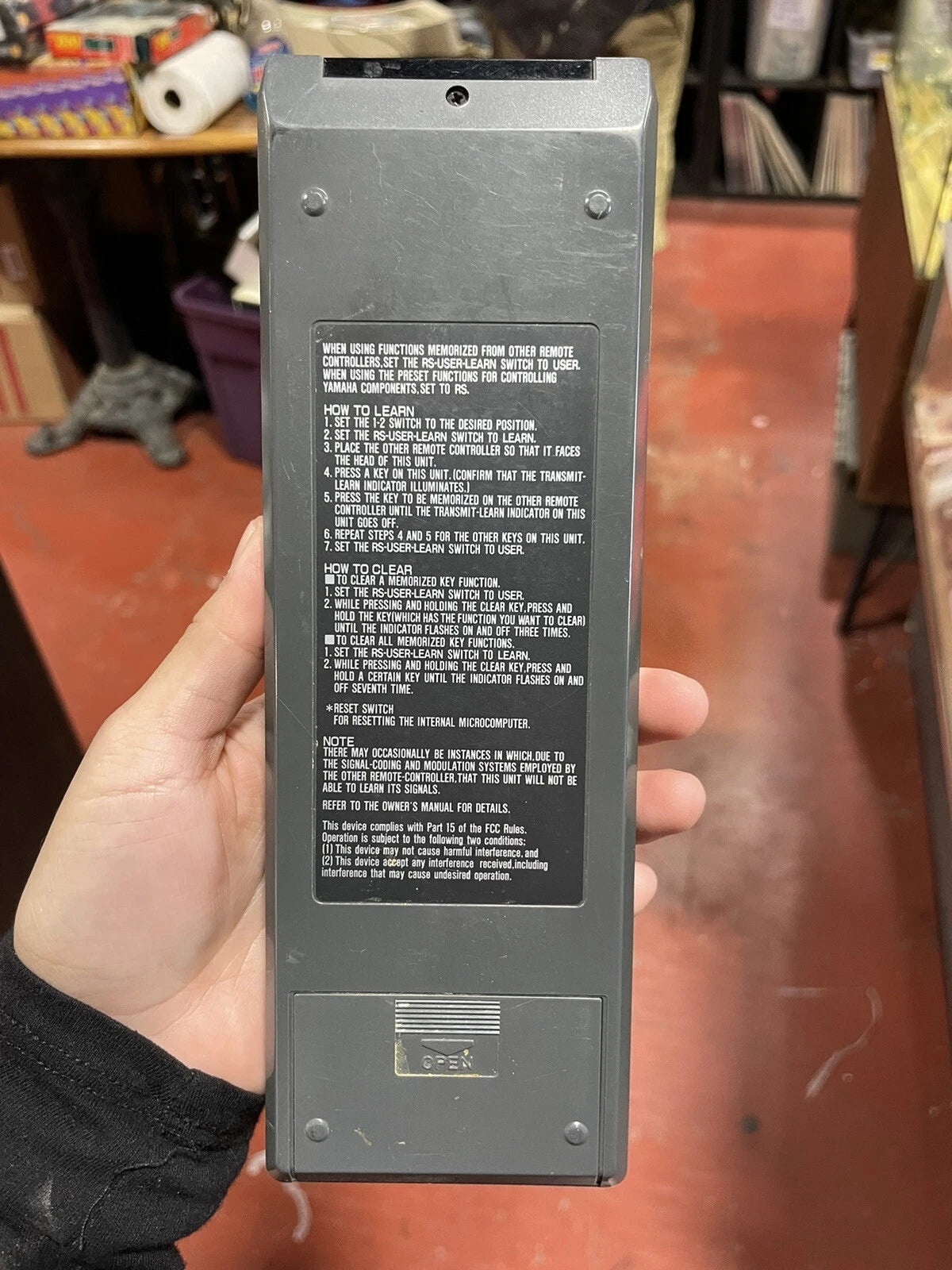 Yamaha VJ97920 Genuine Remote Control Transmitter RCX