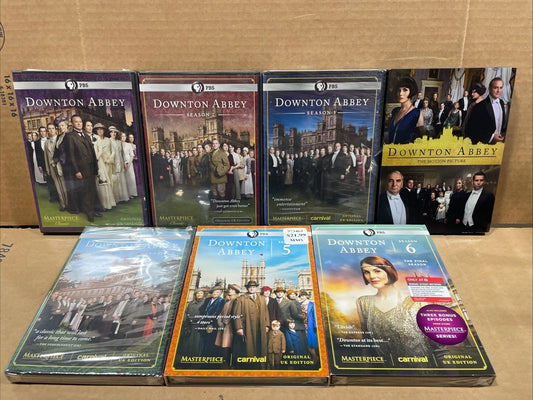 Downton Abbey Seasons 1-6 + Downtown Abbey The Motion Picture
