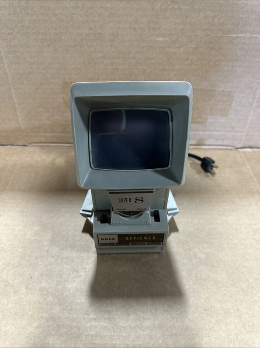 Baia Reviewer II Super 8 Console Tabletop Movie Film Viewer Editor for Super 8