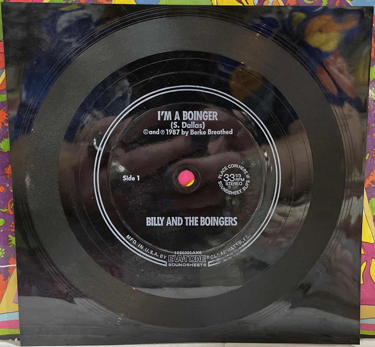 Billy And The Boingers I’m A Boinger 6” Flexi-Disc EV-102609-00-1