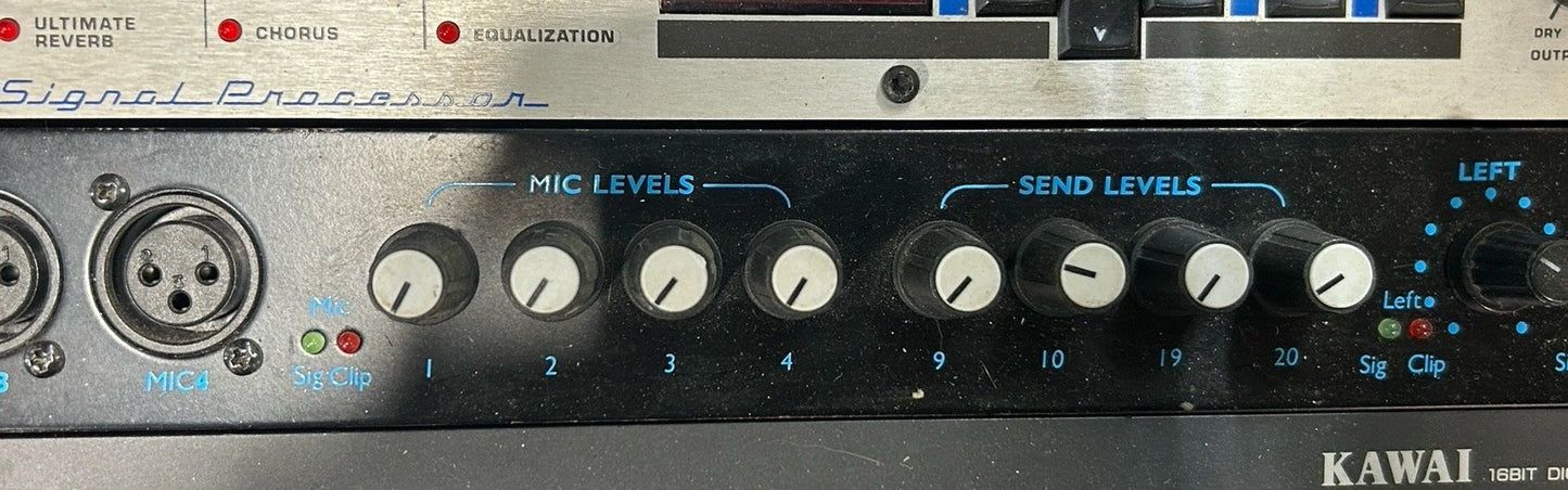 MIDIMAN FINE LINE PRO AUDIO 24 CHANNEL LINE / MICROPHONE MIXER