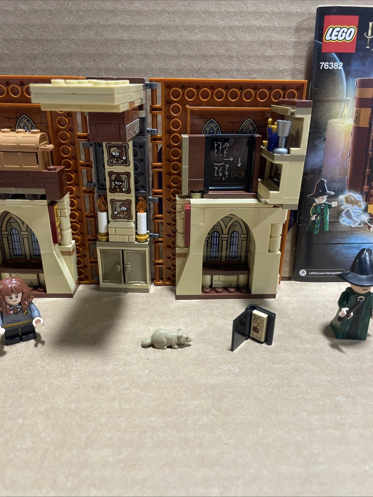 LEGO Harry Potter 76382 Hogwarts Moment Transfiguration Class No Box Complete