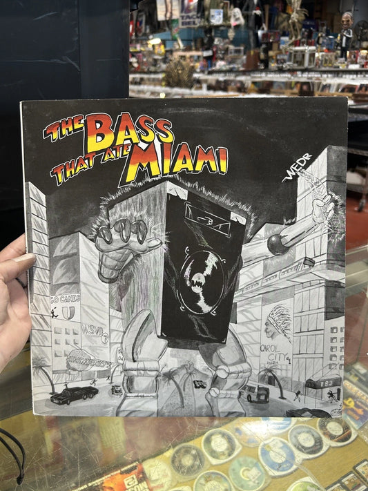 VARIOUS The Bass That Ate Miami 12" RARE Vinyl EX condition