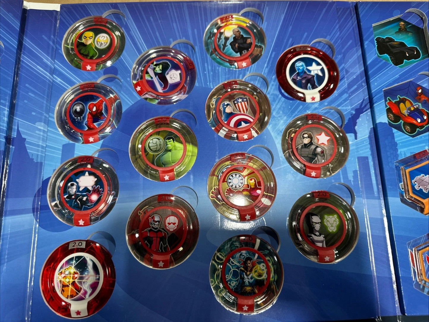 Lot Of Disney Infinity Power Discs With Games And Book