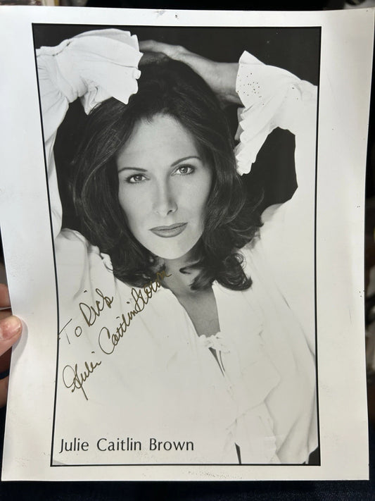 JULIE CAITLIN BROWN SIGNED AUTOGRAPHED 8x10 PHOTO STAR TREK TNG