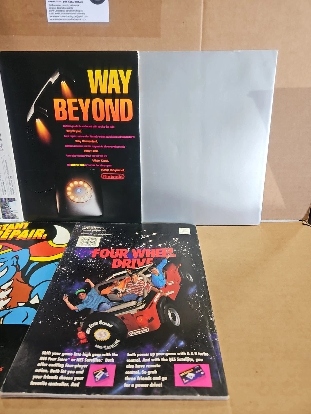 Vintage Nintendo Power Vol 57 1994 Bugs Bunny Cover Metroid Poster + 4 Magazines