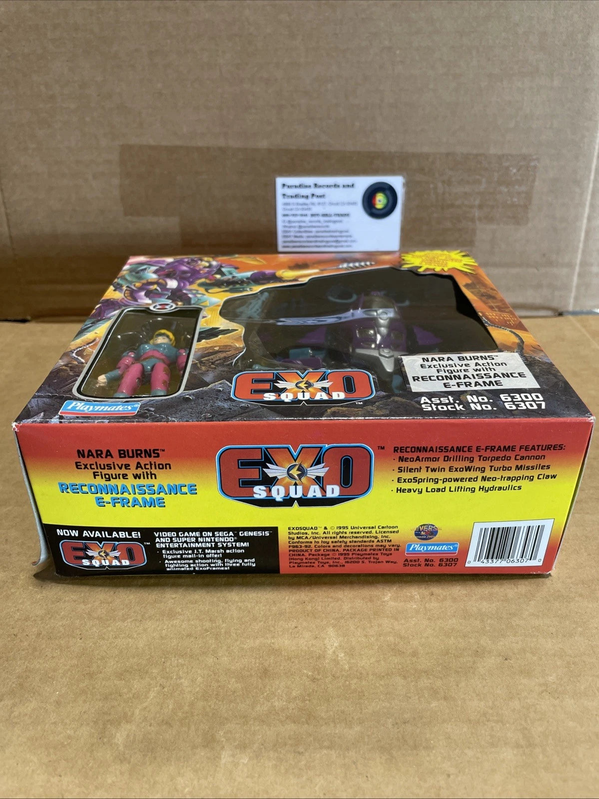 1995 Playmates Exo Squad Nara Burns Reconnaissance E-Frame In Box Sealed