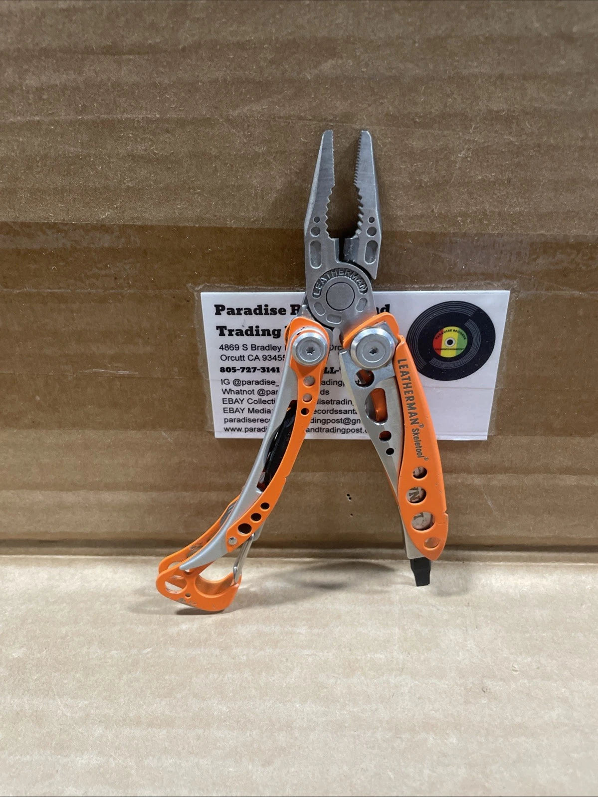 AUTHENTIC LEATHERMAN SKELETOOL RX RESCUE ORANGE