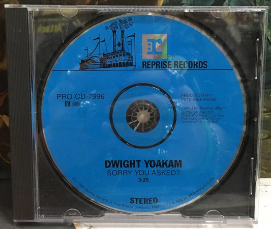 Dwight Yoakam Sorry You Asked? Promo CD Single PRO-CD-7996