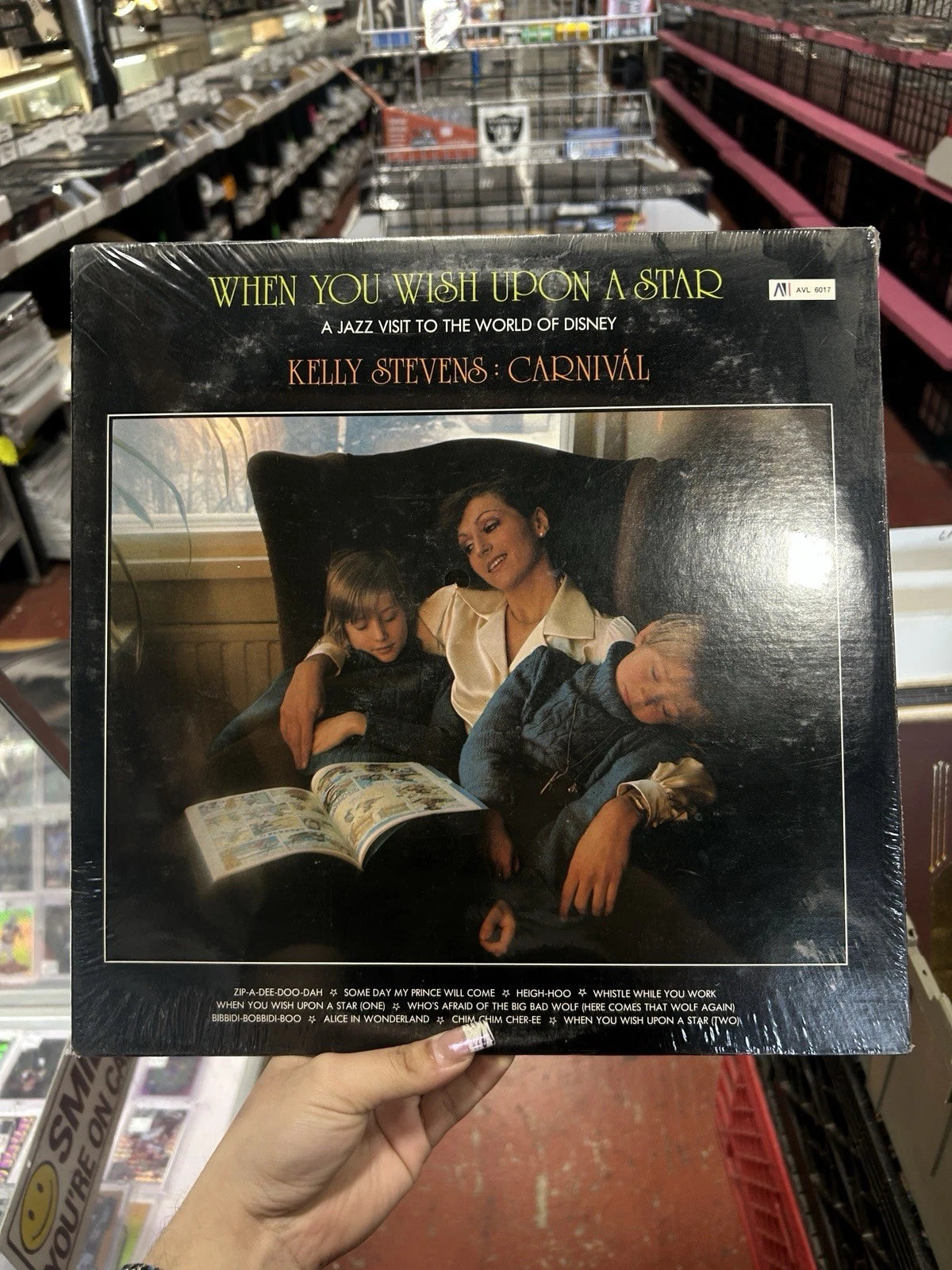 Kelly Stevens Carnivál ‎When You Wish Upon A Star Vinyl LP US 1977 SEALED 6017