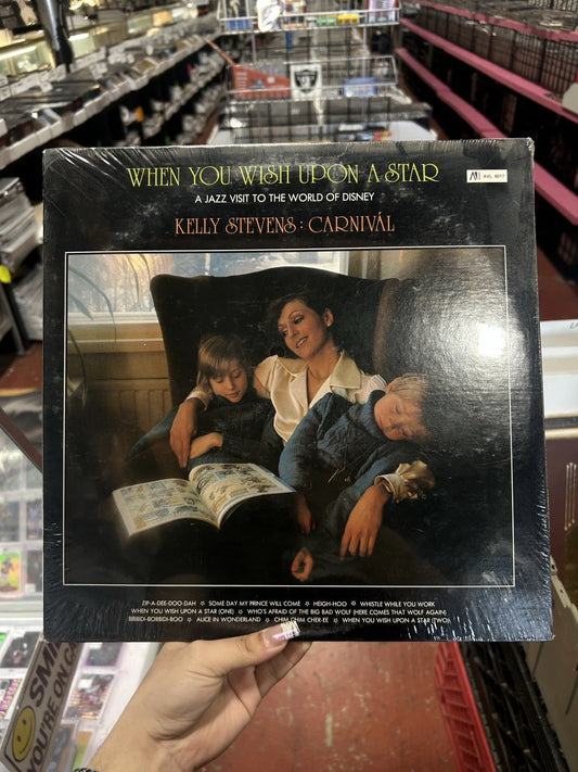 Kelly Stevens Carnivál ‎When You Wish Upon A Star Vinyl LP US 1977 SEALED 6017