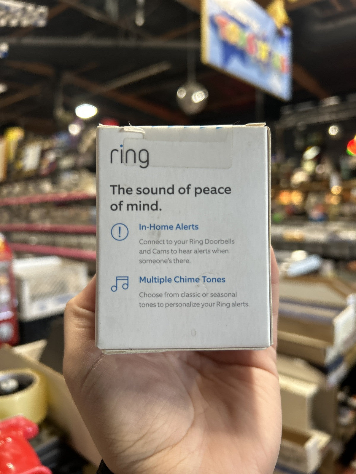 Brand New Sealed Ring Door Chime Plug In Device White