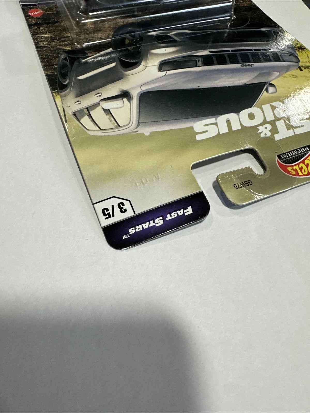 HOTWHEELS FAST AND FURIOUS JEEP GRAND CHEROKEE TRACK HAWK MIP 2020 F22