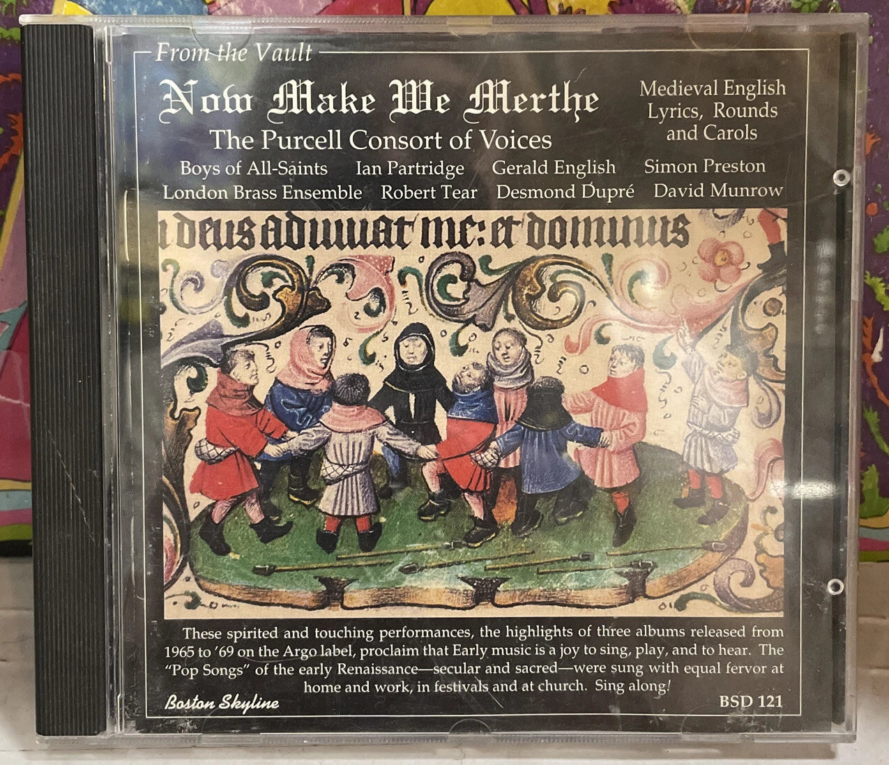 The Purcell Consort Of Voices Now Make We Merthe CD BSD121