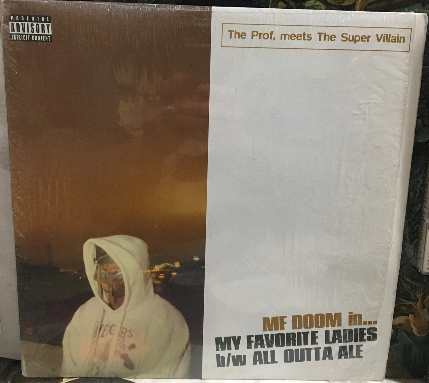 The Prof. Meets The Super Villian My Favorite Ladies b/w All Outta Ale 12”