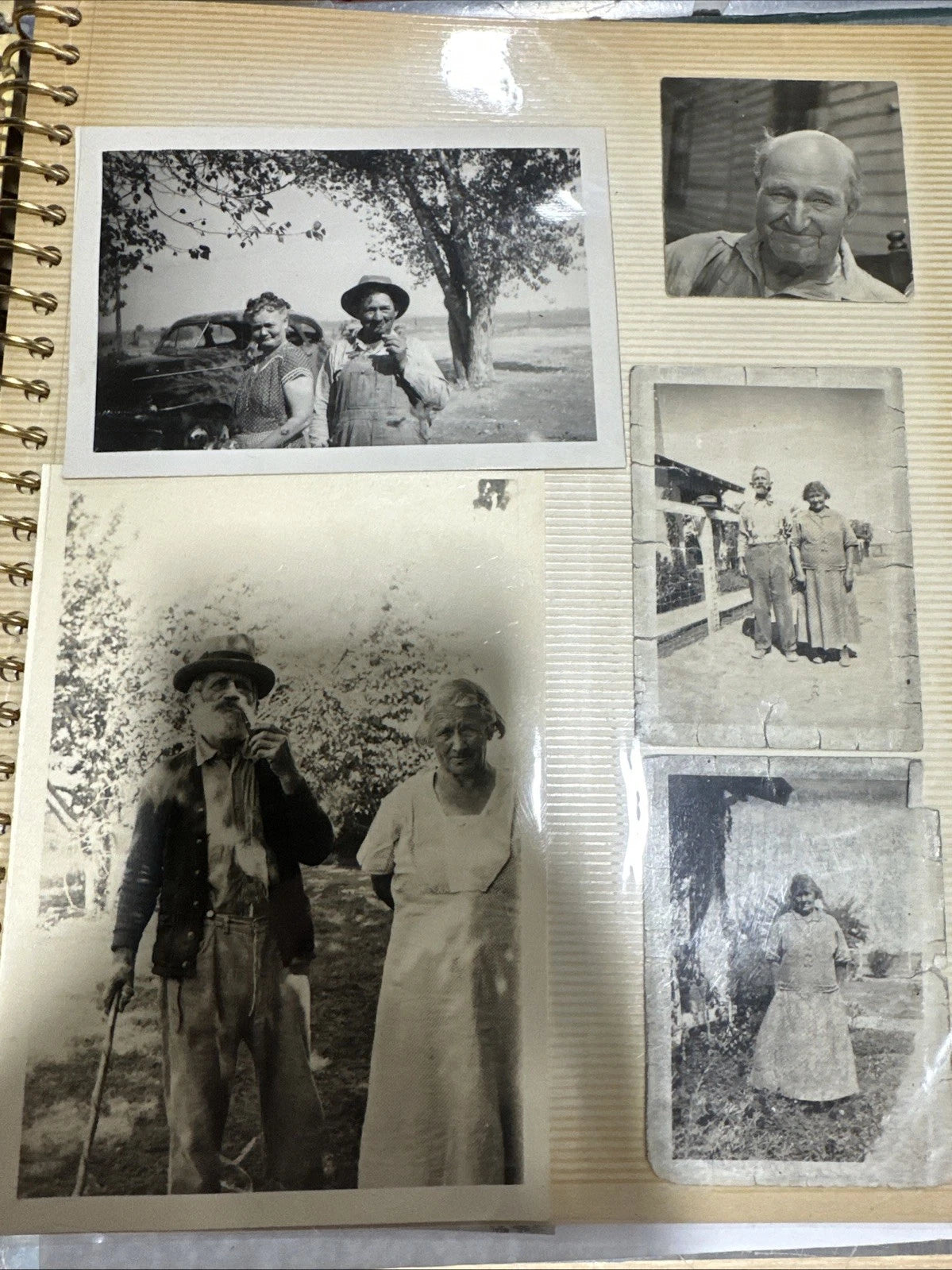 Vintage 1930-70s Photo Album Book with 100+ Photos Scrapbook Love Soldier Babies
