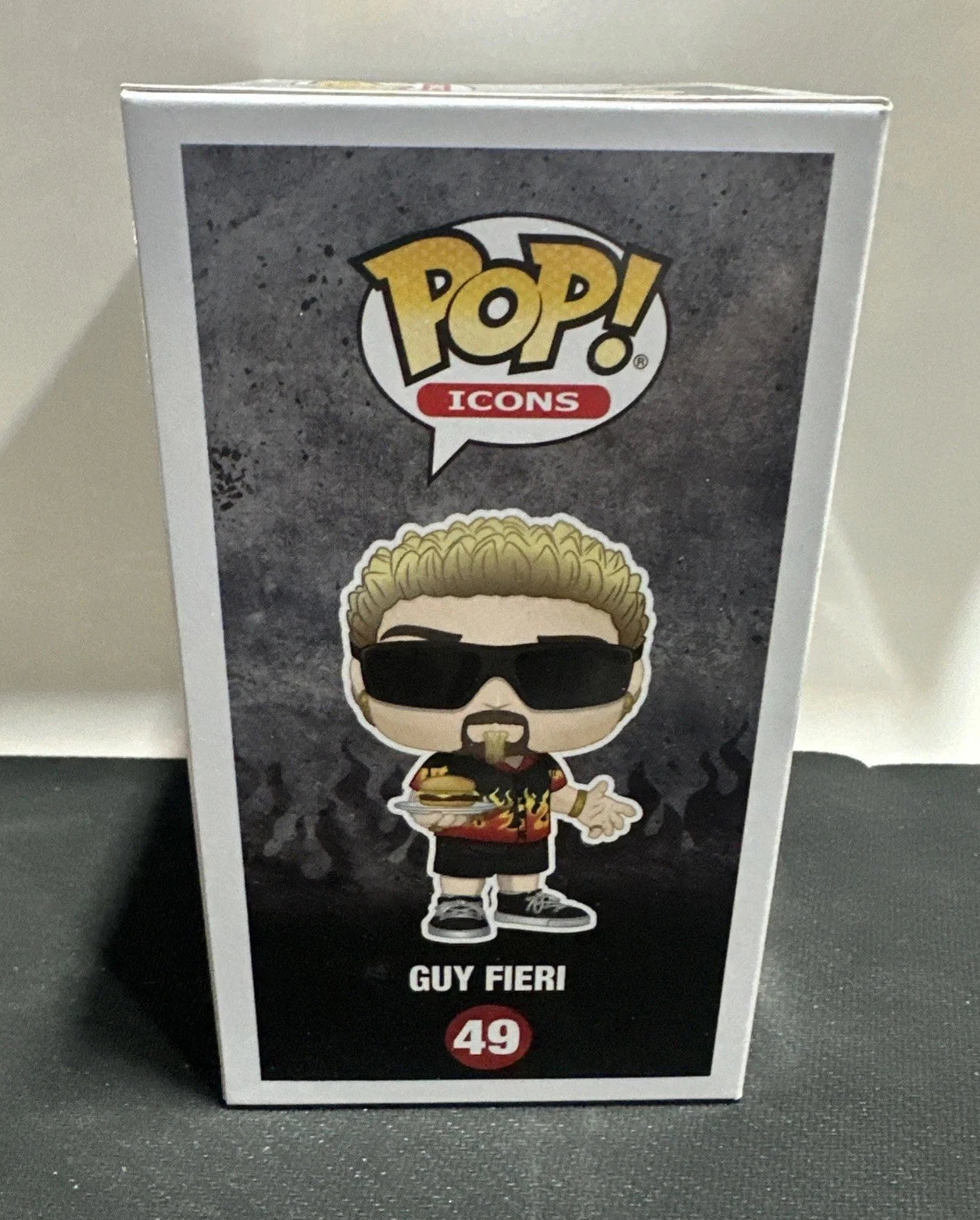 Funko Pop! Vinyl: Icons - Guy Fieri #49 New With Plastic Protector!